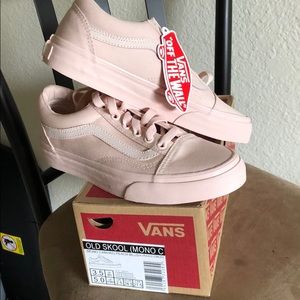 VANS old skool mono canvas peach blush